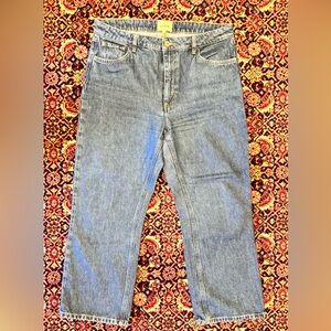 Sezane Laurence Trousers Denim - Size 10